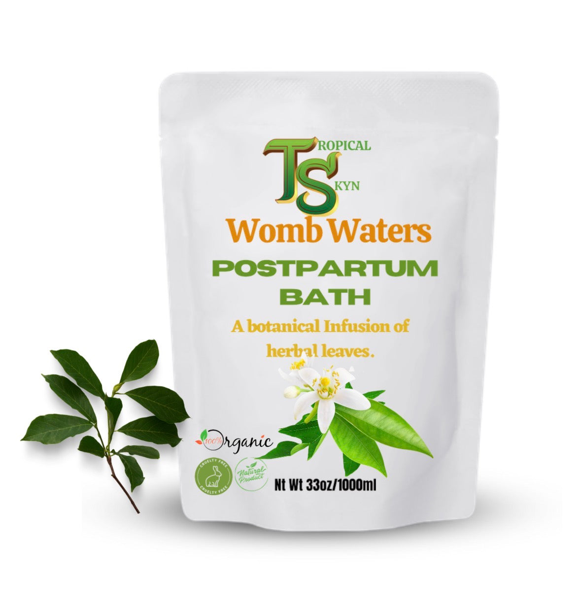 Tropical Skyn Womb Waters postpartum bath soak