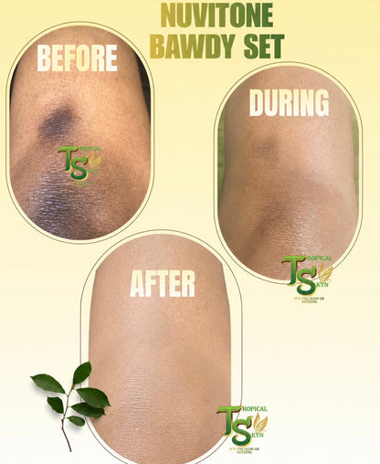 Skin brightening body lotion, Nuvitone